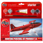 AIRFIX SMALL STARTER SET - HUNTING PERCIVAL JET PROVOST T3 1:72 - NEW LIVERY (55116)