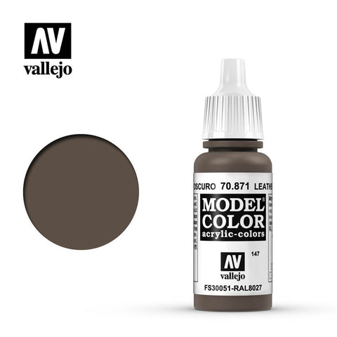 Vallejo Leather Brown 17ml