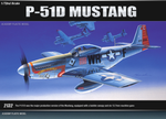 ACADEMY 1/72 P-51D MUSTANG PLASTIC MODEL KIT *AUS DECALS*(12485)
