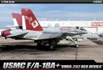 ACADEMY 1/72 USMC F/A 18A+ VMFA-232 RED DEVILS LE: PLASTIC MODEL KIT *AUS DECALS (12520)