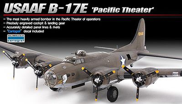 ACADEMY1/72 USAAF B-17E "PACIFIC THEATER" FLYING FORTRESS PLASTIC MODEL KIT(12533)