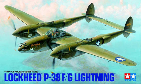 TAMIYA 1/48 P-38 F/G LOCKHEED LIGHTNING 61120